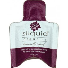 Sliquid organics natural lubricating gel - .17 oz pillow