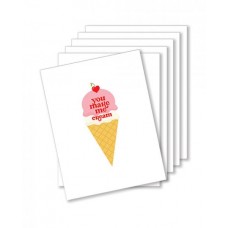 You Make Me Cream Naughty Greeting Card - Pack Of 6