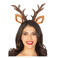 Fawn Ear Antler Headband Os Brown