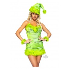 Christmas Baddie 3pc Set Xs Green