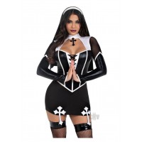 Holy Hottie Set 2pc Lg Blk/wht Holy Hottie Set 2pc Lg Blk/wht