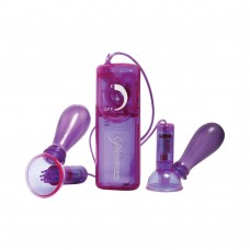 Fetish Fantasy Vibrating Nipple Pumps Purple Fetish Fantasy Vibrating Nipple Pumps Purple