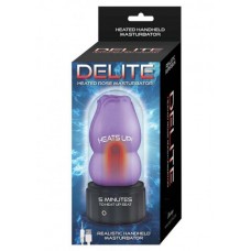 Delite Heated Rose Masturbator Purple
