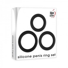Adam & Eve Silicone Penis Ring Set Adam & Eve Silicone Penis Ring Set