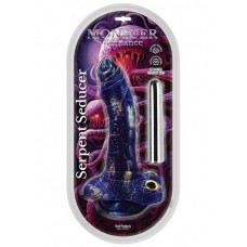 Monster Romance Serpent Seducer with Vibrating Bullet Silicone Dildo 7.5 in.