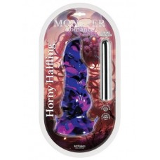 Monster Romance Horny Halfling with Vibrating Bullet Silicone Dildo 7 in.