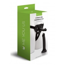Myu Strap On Harness Kit 6/8 Dildos Blk