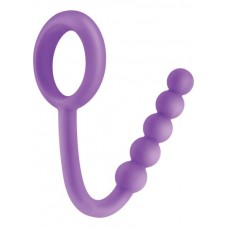 Fetish Fantasy Elite Ball Cinch With Anal Beads Purple