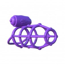 Fantasy C-Ringz Vibrating Climax Cage Purple