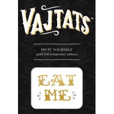 Gold Foil Tattoo Eat Me