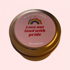 Pride Candle Birthday Cake