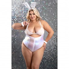 Fantasy Lingerie Bunny Hills 5-Piece Bunny Costume Set White XL/2XL Fantasy Lingerie Bunny Hills 5-Piece Bunny Costume Set White XL/2XL