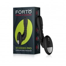 Forto Studded Pro Vibrating Massager Black Forto Studded Pro Vibrating Massager Black