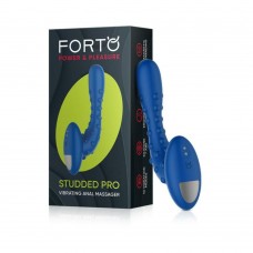 Forto Studded Pro Vibrating Massager Blue Forto Studded Pro Vibrating Massager Blue
