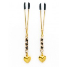 TWEEZER NIPPLE CLAMP W/ HEART PENDANT