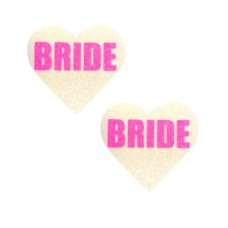 Neva Nude Pasty Bride Heart UV Neon Pink