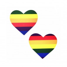 Neva Nude Pasty Heart Rainbow
