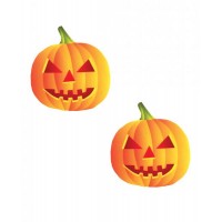 Neva Nude Black Light Pumpkin Pasties - Orange O/s