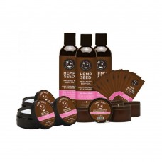 Earthly Body Hemp Seed New Fragrance Prepack In Zen Berry Rose Includes: 3 Of Each Skin Butter 8 Oz.