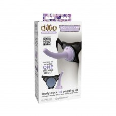 Dillio Platinum Body Dock Se Pegging Kit With 5 In. Silicone Dildo Dillio Platinum Body Dock Se Pegging Kit With 5 In. Silicone Dildo