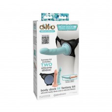 Dillio Platinum Body Dock Se Fantasy Kit With 6 & 7 In. Silicone Dildos Dillio Platinum Body Dock Se Fantasy Kit With 6 & 7 In. Silicone Dildos
