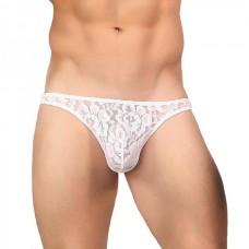 Bong Thong Stretch Lace White Large/XL