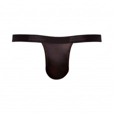 Male Power Cobra Micro V Thong L/XL Black