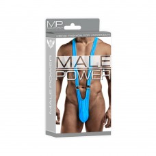 Male Power Euro Male Spandex Sling Rings Turq Lx