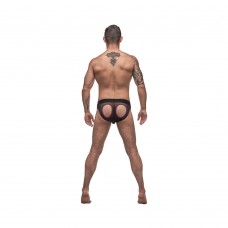 Male Power Airotic Mesh Butt Out Bikini Black Xlarge