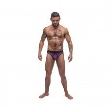 Male Power Airotic Mesh Enhancer Thong Purple Lx