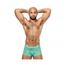 Male Power Caribbean Crush Mini Short Mint M