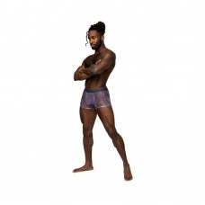 Male Power Sheer Prints Seamless Sheer Short Spatter L