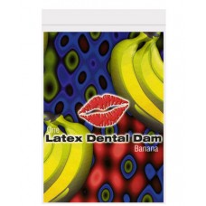 Latex dental dam, banana Latex dental dam, banana