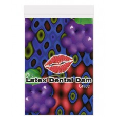 Latex dental dam, grape Latex dental dam, grape