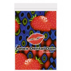 Latex Dental Dam Strawberry Latex Dental Dam Strawberry