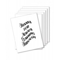 Thanks For Cumming Naughty Greeting Card - Pack Of 6