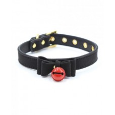 Plesur Cat Bell Bow Tie Collar - Black