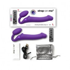 Strap On Me Vibrating Bendable L Strapless Strap On - Purple Strap On Me Vibrating Bendable L Strapless Strap On - Purple