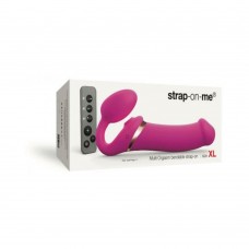 Strap On Me Multi Orgasm Bendable Strapless Strap On Extra Large - Fuchsia Strap On Me Multi Orgasm Bendable Strapless Strap On Extra Large - Fuchsia