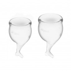 Satisfyer Feel Secure Menstrual Cup - Transparent