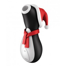 Satisfyer Penguin Holiday Edition  - Black/white/red