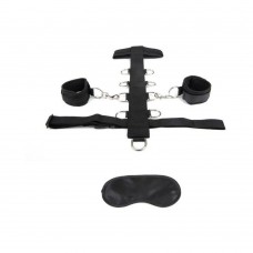 Lux Fetish Adjust Neck And Wristraint Set 3 Piece Black Lux Fetish Adjust Neck And Wristraint Set 3 Piece Black