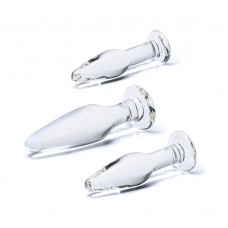 Glas 3 Piece Glass Anal Training Set Clear