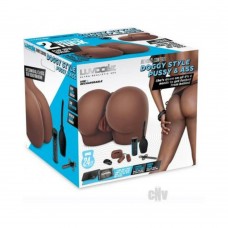 Luvdolz Remote Control Rechargeable Doggy Style Pussy & Ass W/douche - Mocha Luvdolz Remote Control Rechargeable Doggy Style Pussy & Ass W/douche - Mocha