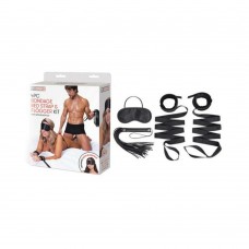 Lux F Bondage Bed Strap Flogger Kit 4pc