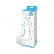 Girthy Double Trouble Glass Dildo 12