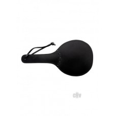 Padded Leather Ping Pong Paddle Black