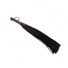 Rouge Suede Flogger Leather Handle Black