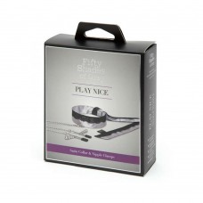 Fifty Shades Of Grey Play Nice Satin & Lace Collar & Nipple Clamps Fifty Shades Of Grey Play Nice Satin & Lace Collar & Nipple Clamps