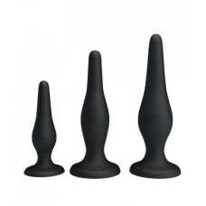 Pretty Love Beginner's Mini Anal Kit Black Set Of 3 Pretty Love Beginner's Mini Anal Kit Black Set Of 3